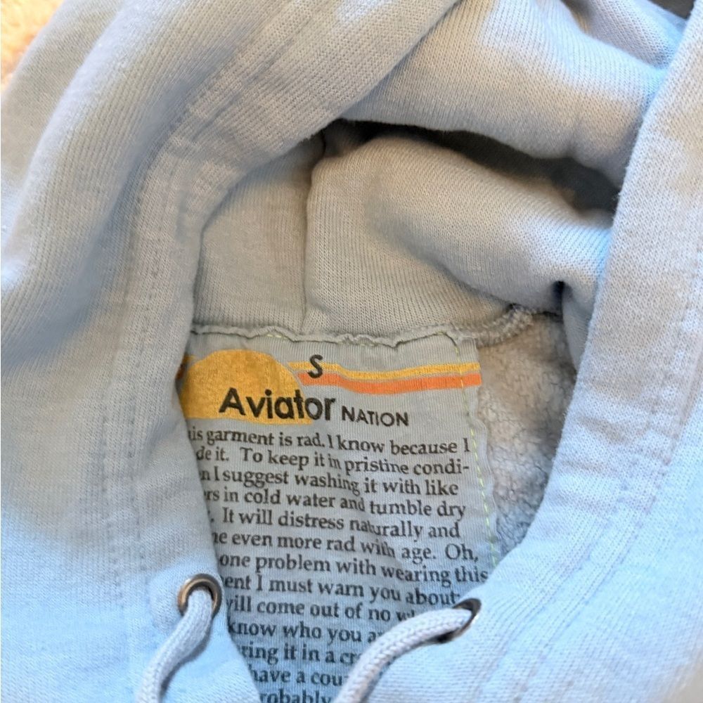 Rare Aviator Nation Two Stripe Full Zip - Picture 6 of 7